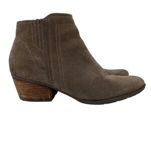 Blondo Women’s Valli Waterproof Mushroom Suede Booties Size 8.5 Streetwear